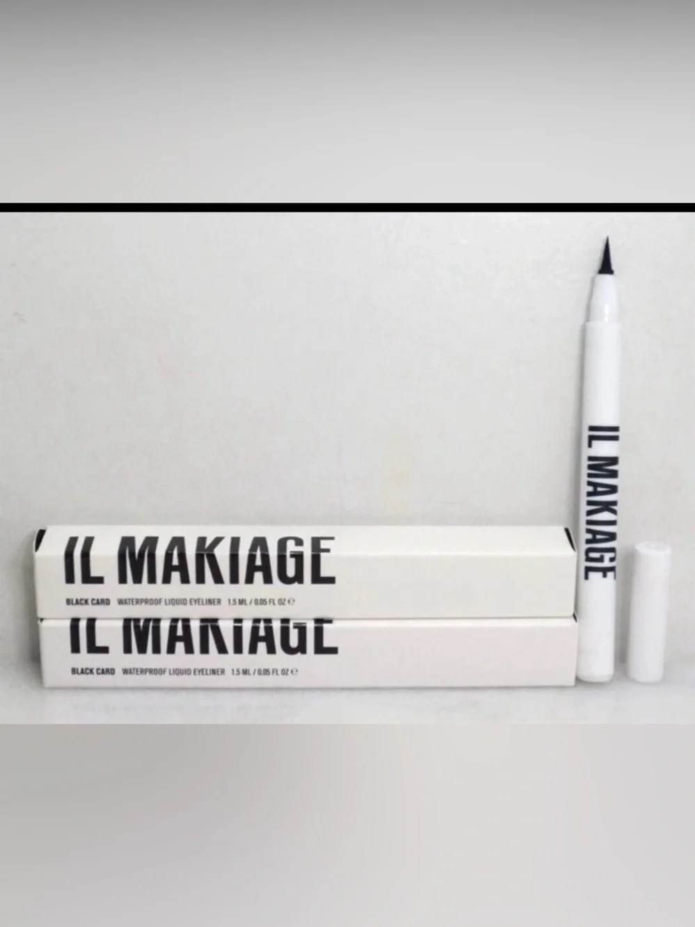 2X IL Makiage black card waterproof liquid eyeliner pen NEW in BOX